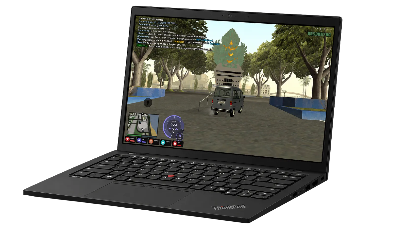 Laptop launcher mockup
